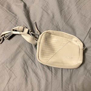 Small cute silver clutch or shoulder bag